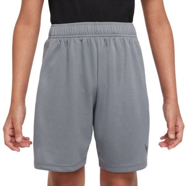 Fiú rövidnadrág Nike Dri-Fit Training Short - smoke grey/black