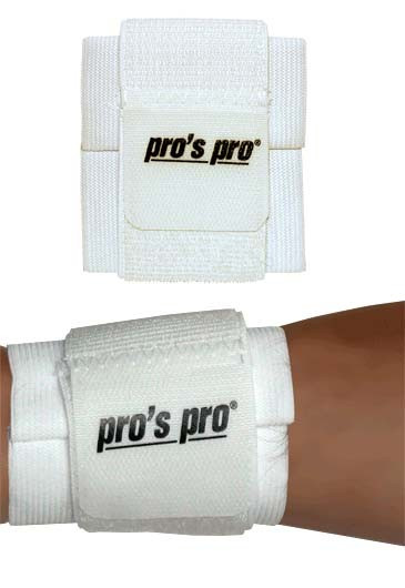 Opaska na głowę Pro's Pro Wrist - white