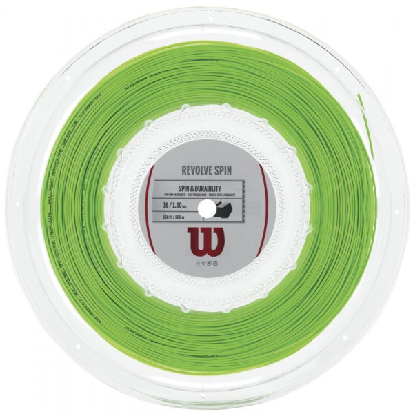Tennis String Wilson Revolve Spin (200 m) - green