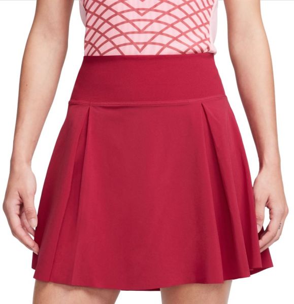 Ženska teniska suknja Nike Court Dri-Fit Advantage Club Skirt - noble red/black
