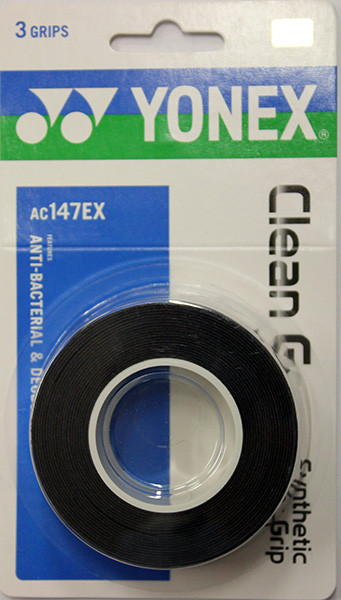  Yonex Clean Grap (3 vnt.) - cool/black