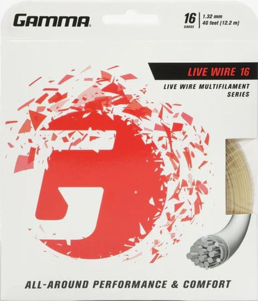 Cordes de tennis Gamma Live Wire XP (12,2 m)