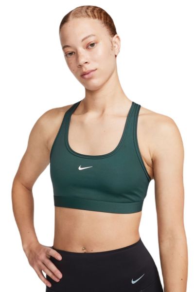Women's bra Nike Swoosh Light Support Non-Padded Sports Bra - deep jungle/white