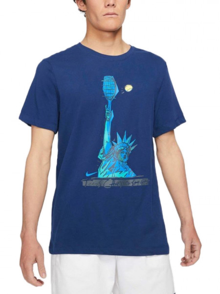  Nike Court Dri-Fit Tee NYC Liberty - binary blue