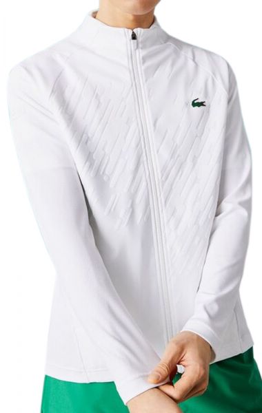  Lacoste Men's SPORT x Novak Djokovic Technical Zip Jacket - white