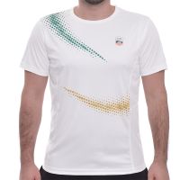 Teniso marškinėliai vyrams Monte-Carlo Rolex Masters Dots Print T-Shirt - white Teniso marškinėliai vyrams Monte-Carlo Rolex Masters Dots Print T-Shirt - white