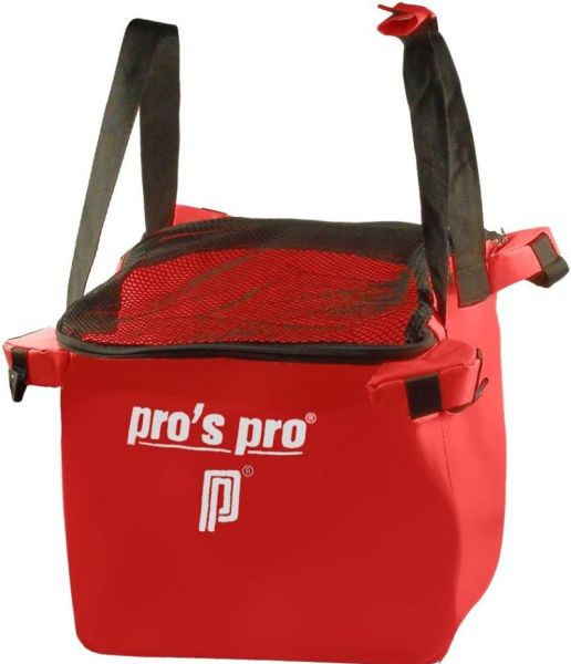 Atsarginis kamuoliukų surinkėjo krepšys Pro's Pro Ball Bag Professional - red