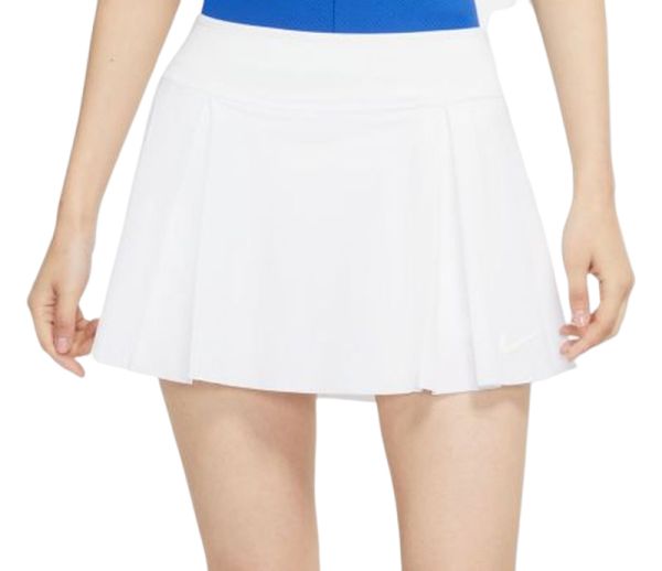 Női teniszszoknya Nike Club Skirt Short Plus W - white/white