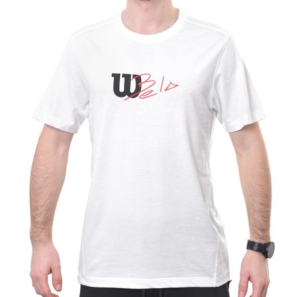 Camiseta para hombre Wilson Graphic T-Shirt - bright white