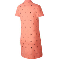 Ženska teniska haljina Nike Polo Dress Print - sunblush/brilliant orange Ženska teniska haljina Nike Polo Dress Print - sunblush/brilliant orange