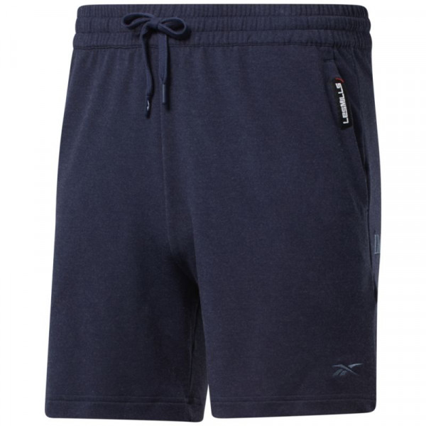 Shorts de tenis para hombre Reebok Les Mills Dreamblen Cotton Shorts M - vector navy