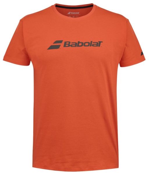 Тениска за момчета Babolat Exercise Tee Boy - fiesta red