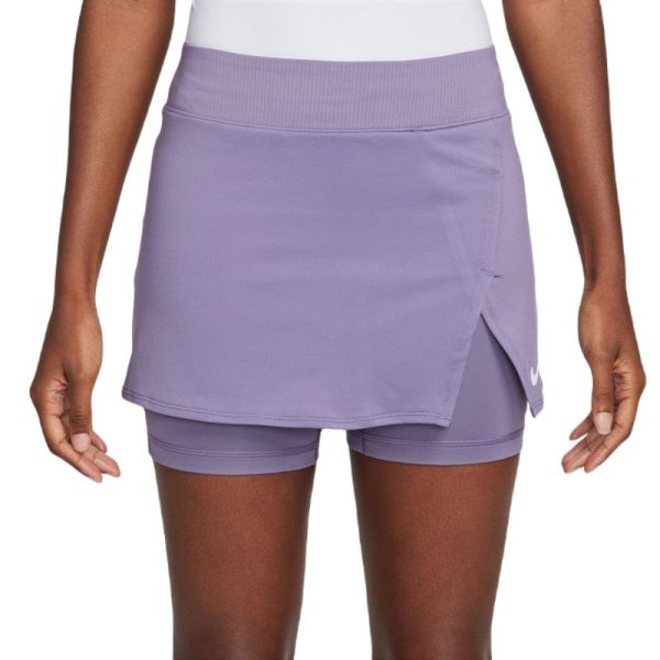 Damen Tennisrock Nike Court Victory Skirt - Orange, Weiß