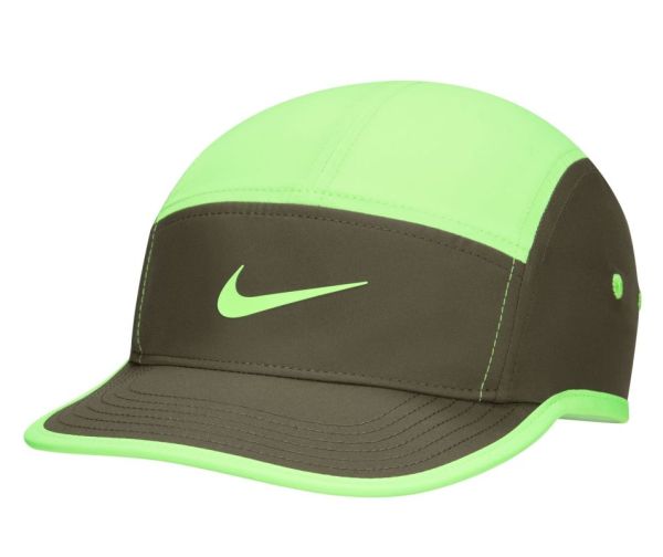 Czapka tenisowa Nike Dri-Fit Fly Cap - lime blast/medium olive/lime blast
