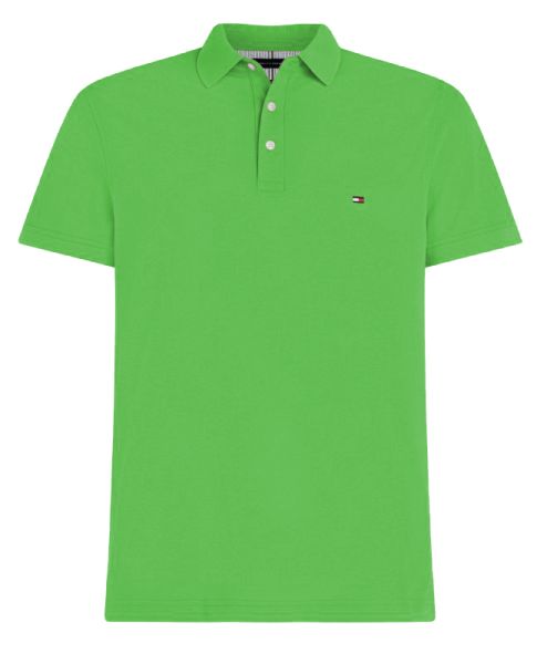 Férfi teniszpolo Tommy Hilfiger Core 1985 Slim Polo - spring lime