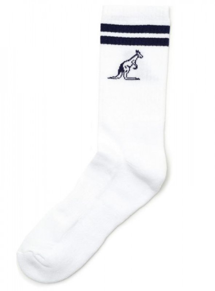  Australian Socks With Double Stripe - bianco