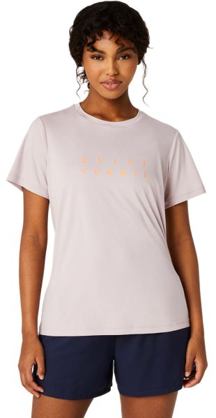 Damski t-shirt Asics Court Graphic - Różowy