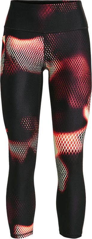 Women's leggings Under Armour HeatGear Armour No-Slip Waistband Printed  Ankle Leggings - black/radio | Tennis Zone | Tennis Shop