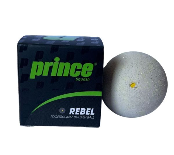 Palline da squash Prince Rebel (1 Yellow Dot) 1B