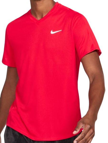 Ανδρικά Μπλουζάκι Nike Court Dri-Fit Victory - university red/white