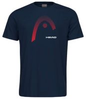 Herren Tennis-T-Shirt Head Club Carl T-Shirt - dark blue