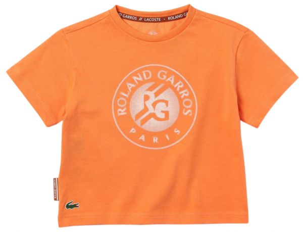  Lacoste Roland Garros Children T-Shirt - orange/white