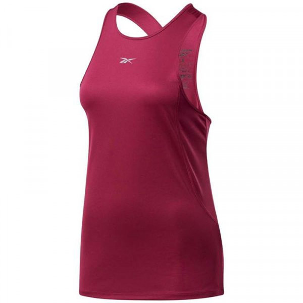Marškinėliai moterims Reebok Workout Run Speedwick W - punch berry