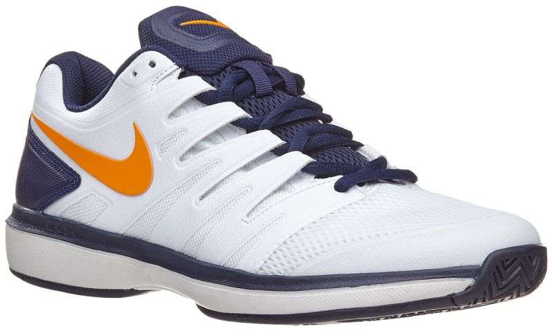 nike zoom orange and white