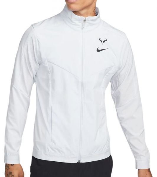 Džemperis vyrams Nike Court Dri-Fit Rafa Tennis Jacket - pure platinum/black