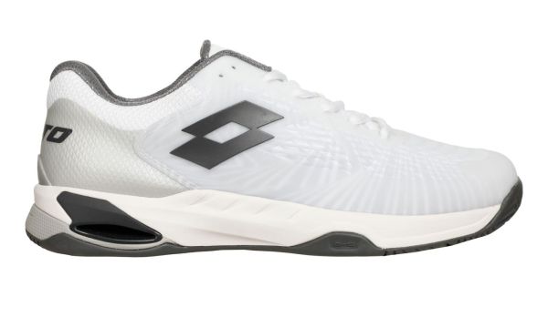 Ανδρικά παπούτσια Lotto Mirage 100 II Clay - all white/asphalt/vapor gray