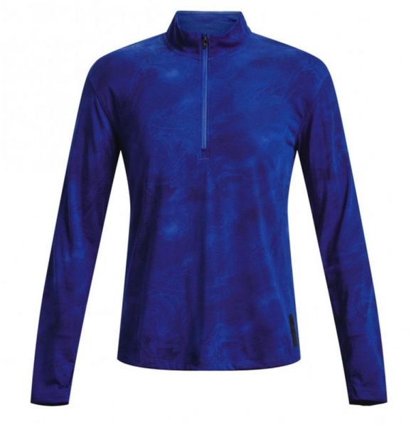 Herren Tennis-Langarm-T-Shirt Under Armour Men's UA Run Anywhere Streaker HZ - bauhaus blue/versa blue