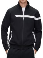 Pánská tenisová mikina BOSS x Matteo Berrettini Skaz 1 Sweatshirt - black Pánská tenisová mikina BOSS x Matteo Berrettini Skaz 1 Sweatshirt - black
