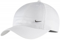 Nike Youth Heritage 86 Cap Metal Swoosh - white/metallic silver