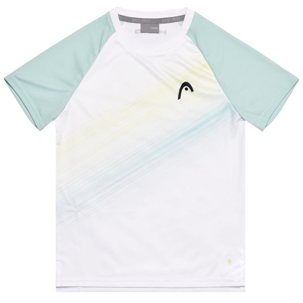 T-shirt pour garçons Head Topspin T-Shirt - pastell green/print perf