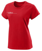 Damen T-Shirt Wilson Team II Tech Tee W - team red