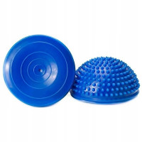 Balance disc Yakimasport Half Massage Ball - blue Balance disc Yakimasport Half Massage Ball - blue
