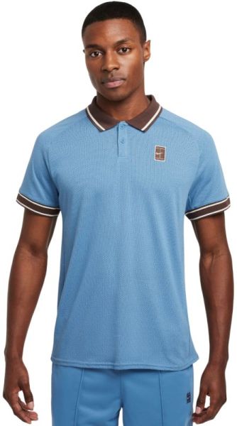 Polo de tenis para hombre Nike Court Heritage Tennis - Azul