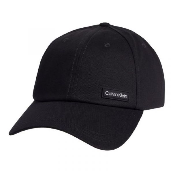 Tennismütze Calvin Klein Elevated Patch Baseball Cap - black