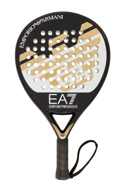  EA7 Padel Racket - black/gold logo