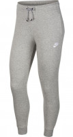 Pantaloni da tennis da donna Nike NSW Essential Pant Regular Fleece W - dk grey heather/white