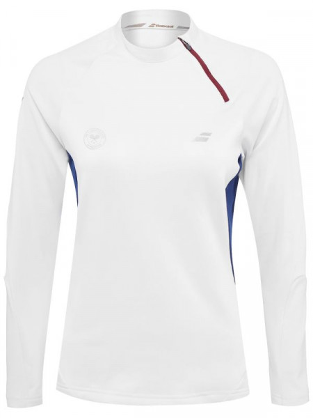  Babolat Sweatshirt 1/2 Performance W Wimbledon - white/white