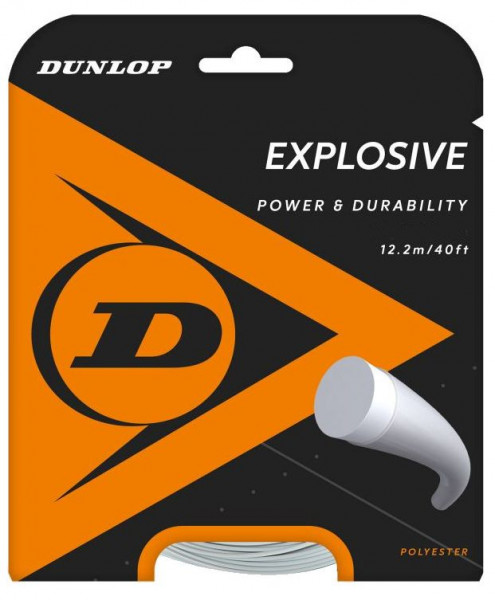 Cordaje de tenis Dunlop Explosive (12 m) - silver