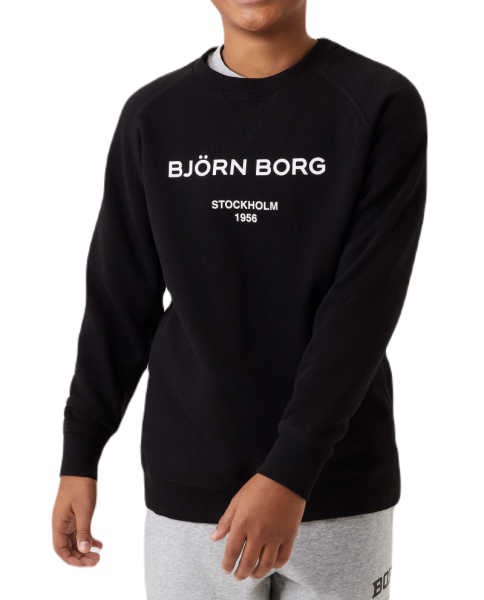 Блуза за момчета Björn Borg Borg Crew - black beauty