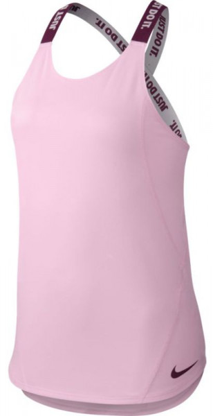  Nike Dry Tank Elastika - pink forma/bordeaux