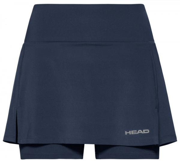 Damen Tennisrock Head Club Basic Skort - dark blue