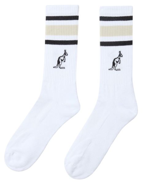 Chaussettes de tennis Australian With Lines 1P - Blanc