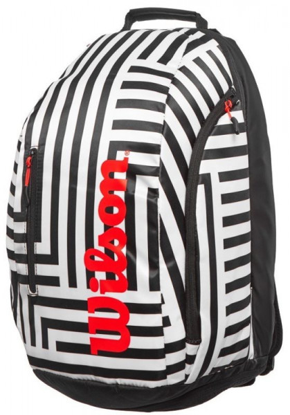  Wilson Super Tour Backpack Bold Edition - black/white