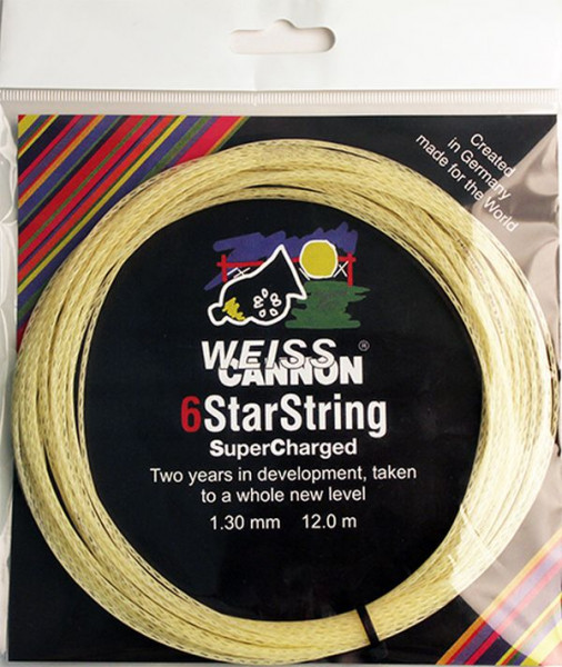 Tennis String Weiss Cannon 6StarString (12 m) - natural