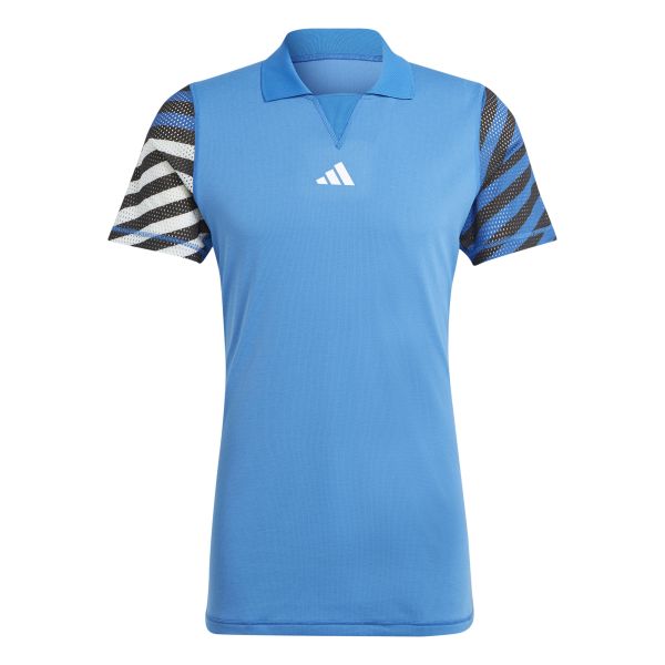 Men's Polo T-shirt Adidas Freelift Polo Pro- bright royal