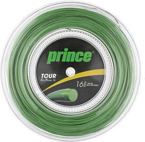 Teniska žica Prince Tour Xtra Power 16 (200 m) - green